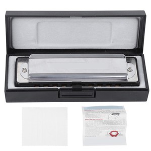 <span class=keywords><strong>Blues</strong></span> <span class=keywords><strong>Harmonica</strong></span> 10 Trous Mouthorgan <span class=keywords><strong>a</strong></span> Key Résine ABS Instrument à Vent Professionnel Débutant Blanc - Product Image 2