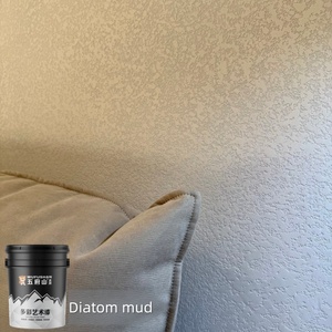 Peinture murale acrylique inodore durable Wufushan, <span class=keywords><strong>prix</strong></span> usine, haute qualité, écologique, facile à nettoyer, application au pinceau - Product Image 5