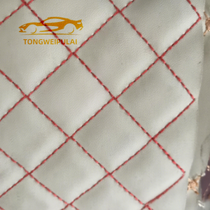 หนังพีวีซีลายปักนูนแบบกำหนดเอง พร้อมแผ่นรองถัก ทนต่อการขัดถู ป้องกันเชื้อรา ป้องกันขนร่วง สำหรับโซฟาและเฟอร์นิเจอร์ - Product Image 1