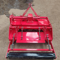 Motoculteur rotatif pour tracteur avec butteur, rotoculteur 3 points, formateur de lit de culture
