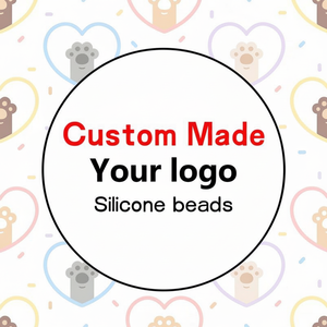 ลูกปัดซิลิโคนเกรดอาหารพิมพ์ลายตามสั่ง สำหรับเด็กกัดเล่น ได้รับการรับรองมาตรฐาน CE เป็นมิตรกับสิ่งแวดล้อม รับผลิตแบบ OEM/ODM ราคาโรงงาน ฟรี - Product Image 1