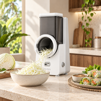 Huishoudelijke keuken voedselbereidings multifunctionele salade maker compacte verstelbare snelheid 5-in-1 elektrische groentesnijder