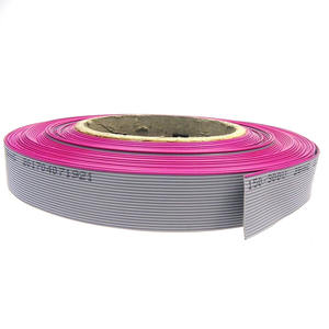 定制 2mm 间距 20 针扁平灰色带状 IDC 电缆组件，适用于计算机 - Product Image 3