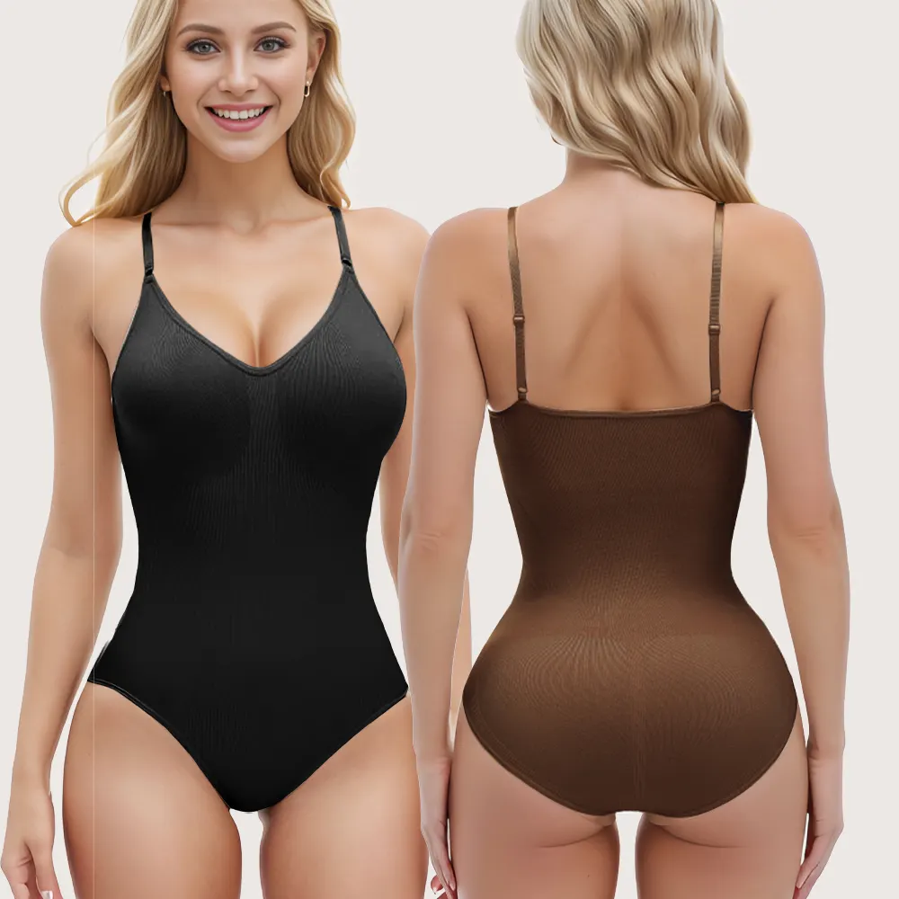 S-Shaper toptan Faja Colombiana ince Bodysuit artı boyutu popo kaldırıcı karın kontrol dikişsiz kadınlar tam vücut şekillendirici Shapewear