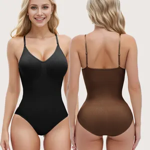 S-Shaper Wholesale Faja Colombiana Slim Bodysuit Plus Size Butt Lifter Tummy Control Seamless Women Full Body Shaper Shapewear