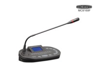 Console d'interprétation professionnelle, système d'interprétation simultanée 12 langues, microphone à condensateur, écouteurs métalliques avec monitoring