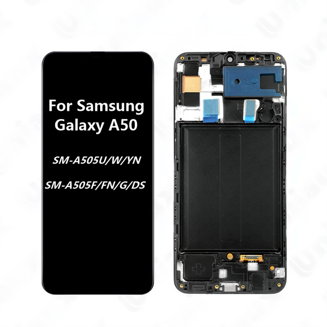 High Quality Original OEM 6.4" OLED Display for for A50 SM-A505 Touch Super AMOLED Screen Assembly Replacement 1 Year