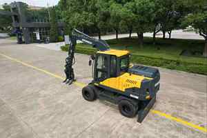 รถขุดล้อยี่ห้อฮุนได HW80 ราคาถูก รถขุดล้อใหม่เอี่ยม ฮุนได HW60 รถขุดล้อยาง 8 ตัน รถขุดขนาดเล็กฮุนได ขาย - Product Image 3