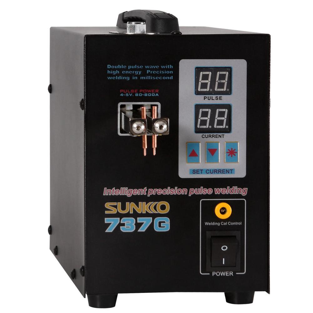 Sunkko 737G S737G Portable Handle Spot Welding Machine Pulse Battery Spot Welder for Battery Pack