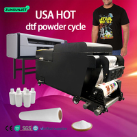 Impressora DTF Pequena 22 pouces de large Meilleure imprimante DTF et Shaker Combo A2 DTF-Printer