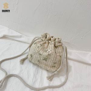 Nuevo Bolso Tejido 2026 para Mujer, de Moda, con Cordón Versátil, Tipo Cubo, de Hombro Único y Bandolera, de Paja - Product Image 3