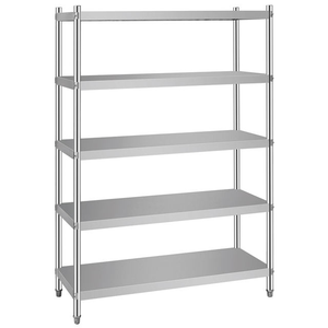 Descuento del Fabricante <span class=keywords><strong>en</strong></span> Estantes de Exhibición de 5 Niveles de Acero Inoxidable 201/304, Aptos para Cocinas Comerciales y Tiendas Minoristas - Product Image 1