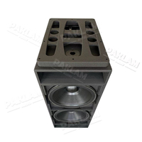 PAKLAM Pro Caisson de basses amplifié 18 pouces pour intérieur/extérieur avec basses Line Array Modèle RS-218 Puissance crête 2400W pour événements en direct