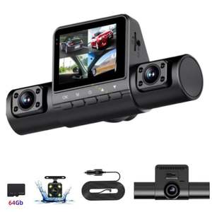 Caméra embarquée <span class=keywords><strong>Quad</strong></span> Record Car Night Vision M80 <span class=keywords><strong>Pro</strong></span> 4 canaux, enregistrement de conduite, surveillance avant/arrière/gauche/droite, surveillance du stationnement, tableau de bord - Product Image 2