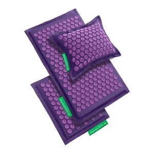 OEM Votre Mylon Lin naturel biologique Nouveau tapis de massage d'acupuncture à pointes Shakti tapis d'accupression et ensemble d'oreillers - Product Image 5