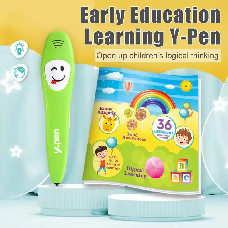 Pratende Speelgoed Engels Logica Oordeel Geluid Lezen Y-Pen Kinderen Slimme Digitale Pratende Pen Leren Machine Voor Kinderen