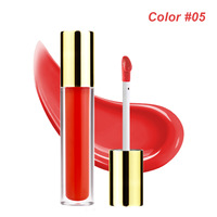 Cosmétiques OEM/ODM, petites commandes, livraison rapide, sans logo, gloss à lèvres hydratant, longue tenue, rouge à lèvres liquide imperméable