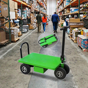 All-<b>Round</b> Warehouse Transfer Pallet Brick Factory Workshop Transportation Four-Wheel Truck SWMHL19 Four-wheel Truck SWM - Product Image 1