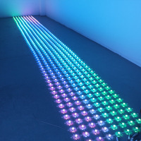 Rideau LED multicolore transparent IP67, filet d'affichage flexible, pour l'extérieur, LED, polychrome, étanche