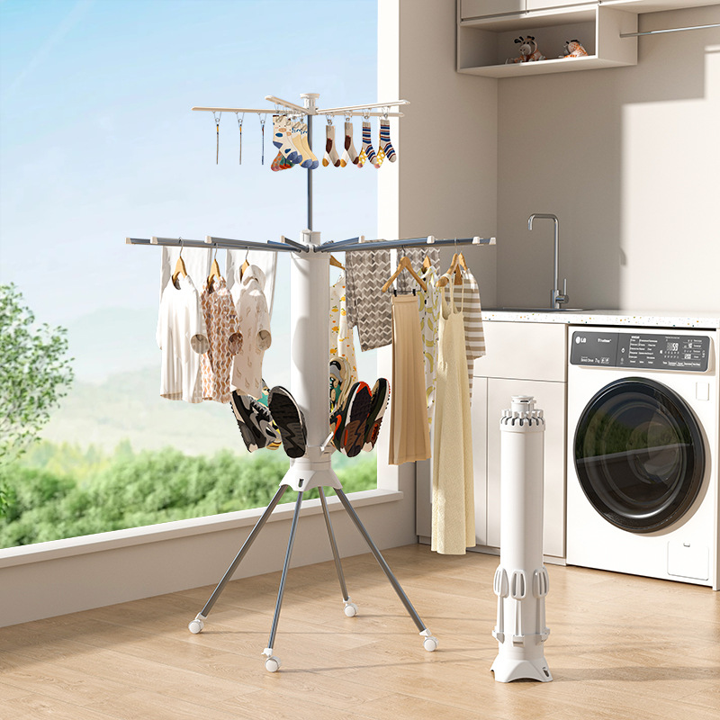 Multifunctional Automatic Clothes Drying Racks for Home Travel