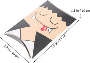Cajas de Regalo de Papel con Temática de Halloween, Cajas de Embalaje en Forma de Almohada para Dulces y Pequeños Regalos, Cajas de Regalo de Almohada para Fiestas de Halloween - Product Image 6