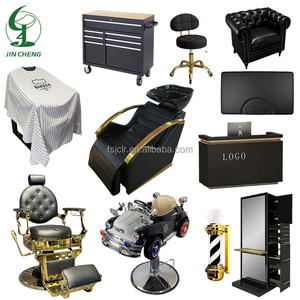 Equipo de Barbería Jincheng, Muebles de Salón de Peluquería, <span class=keywords><strong>Espejo</strong></span>, Estación de Lavado, Silla de Barbería, Silla de Barbería <span class=keywords><strong>Antigua</strong></span>. - Product Image 4