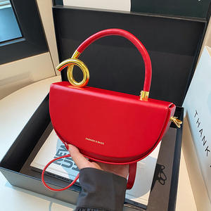 सबसे ज्यादा बिकने वाले डिजाइनर पु चमड़े की महिलाओं के क्रॉसबॉडी बैग खुले खुले बंद थोक के साथ - Product Image 1