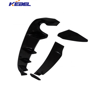 KEBEL nuova grana di carbonio 2.0 GTI 5 k1 paraurti posteriore bandiera diffusore Spoiler Splitter Trim per VW <span class=keywords><strong>Golf</strong></span> MK VI GTI <span class=keywords><strong>6</strong></span> <span class=keywords><strong>accessori</strong></span> auto - Product Image 3