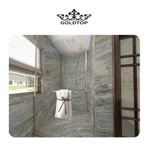 Dalles de quartzite vert <span class=keywords><strong>Gucci</strong></span> de haute qualité, grand format, haute dureté, découpées sur mesure, Goldtop OEM/ODM, vert architectural de luxe - Product Image 5