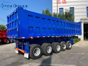 High Quality 5 Axle Hydraulic Jamaica Tipper Truck Tipper Dump Truck Trailer Price