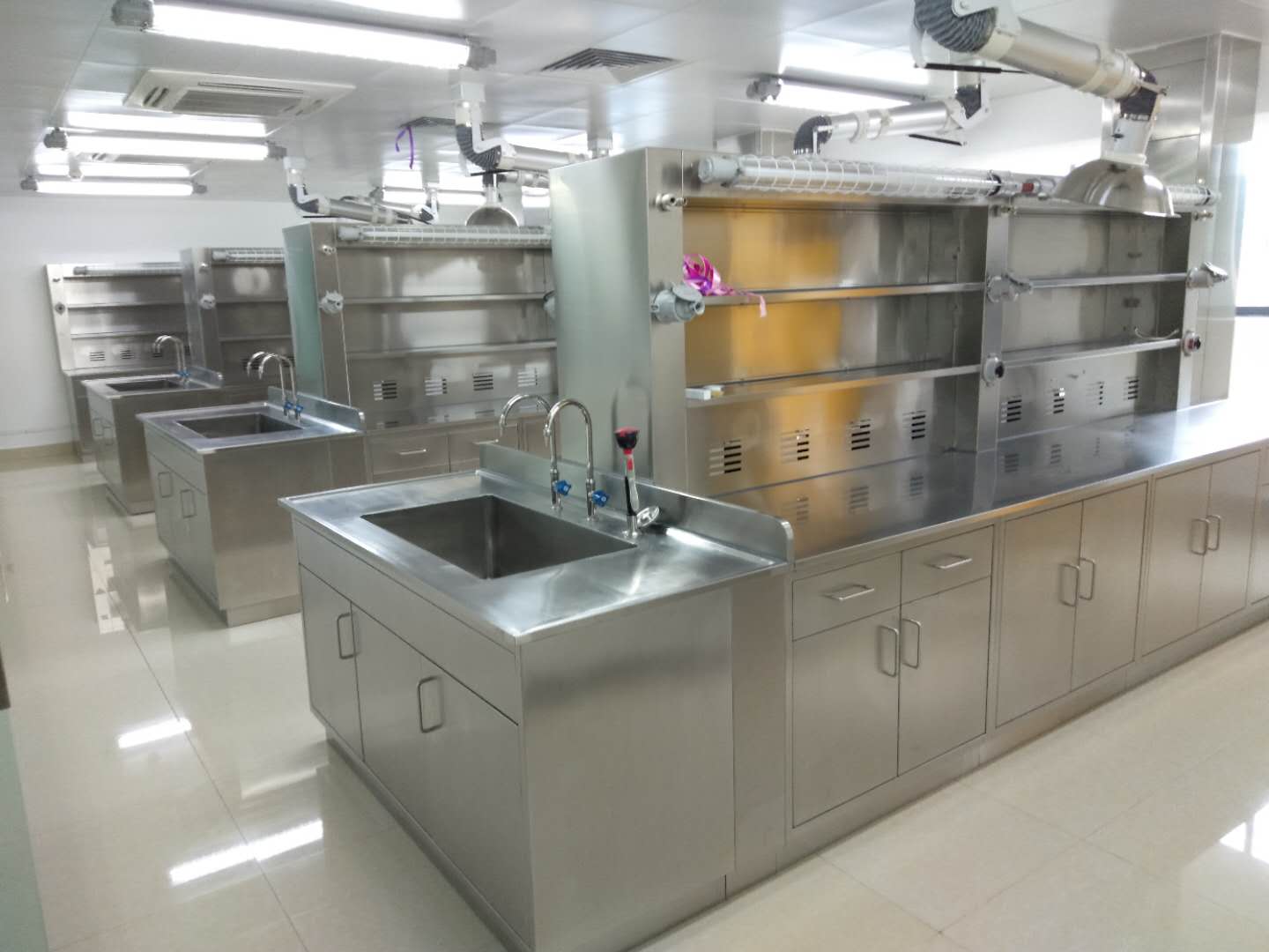Clean Room Stainless Steel Lab Bench GMP