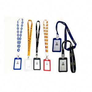 Cheap Personalized Custom Logo Silk Screen Printed <b>Polyester</b>/Nylon/Satin <b>Lanyard</b> Keychain Accessories Gifts & Crafts Fashion - Product Image 5