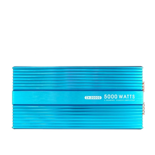 Suoer CH-2000D 12V 2000w 5000W 6000w Professional MONO Channel Class D 15HZ~250KHZ Car Amplifier Monoblock