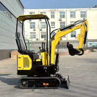 Livraison gratuite, excavatrice EPA 1 tonne, moteur KOOP/Briggs Stratton, excavatrice à chenilles, mini-excavatrice agricole, pompe à moteur, haute efficacité, en vente