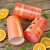 Emballage en tube de papier pour thé biologique de qualité alimentaire avec logo personnalisé, boîte cylindrique en carton rond pour le thé Kombucha