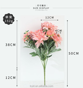 Venta al por mayor, <span class=keywords><strong>semillas</strong></span> de Dalia baratas, flor artificial, flor de dalia de alta calidad - Product Image 2