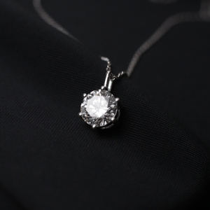 Collana in Oro 18K Altamente Popolare AU750, Collana in Oro Bianco Genuino con Diamanti Creati in Laboratorio, Gioielli da Donna in Oro Puro - Product Image 1