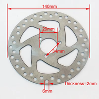 140Mm 29Mm 3 Gat Schijfrem Rotoren Plaat Remschijf Rotors Voor Motorcross Mini Moto Motorfiets Elektrische Scooter Driewieler Onderdelen