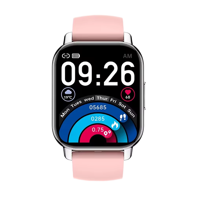 Yisiwei P66 Waterproof 41-43mm IPS Display Touchscreen Smart Watch with Dual SIM GPS Heart Rate Fitness Tracker for Android/iOS