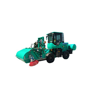 Road Sweeper Multi Functional Loader Sweeper With <b>Brush</b> And <b>Dust</b> Collector For Coal Ash Cleaning - Product Image 5