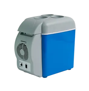 促销迷你冰箱7L饮料冷却器12v便携式户外野营冰箱