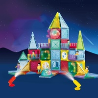 SAMLOK COOL LIGHTS Blocs de construction magnétiques DIY Jouets éducatifs Formes 3D Échelle 1:8 Plastique ABS Thème fantastique science-fiction 60-210
