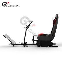 GY041 Pédales de siège de simulateur de voiture Pédale de vitesse de direction simulée Jeu de course Cockpit SIM Racing