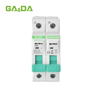 Pemutus Sirkuit Miniatur Bersertifikat CE 500V <span class=keywords><strong>2</strong></span> Kutub 32A Solar PV MCB Tegangan Terukur 500V Kapasitas Pemutusan 6KA Model - Product Image 2