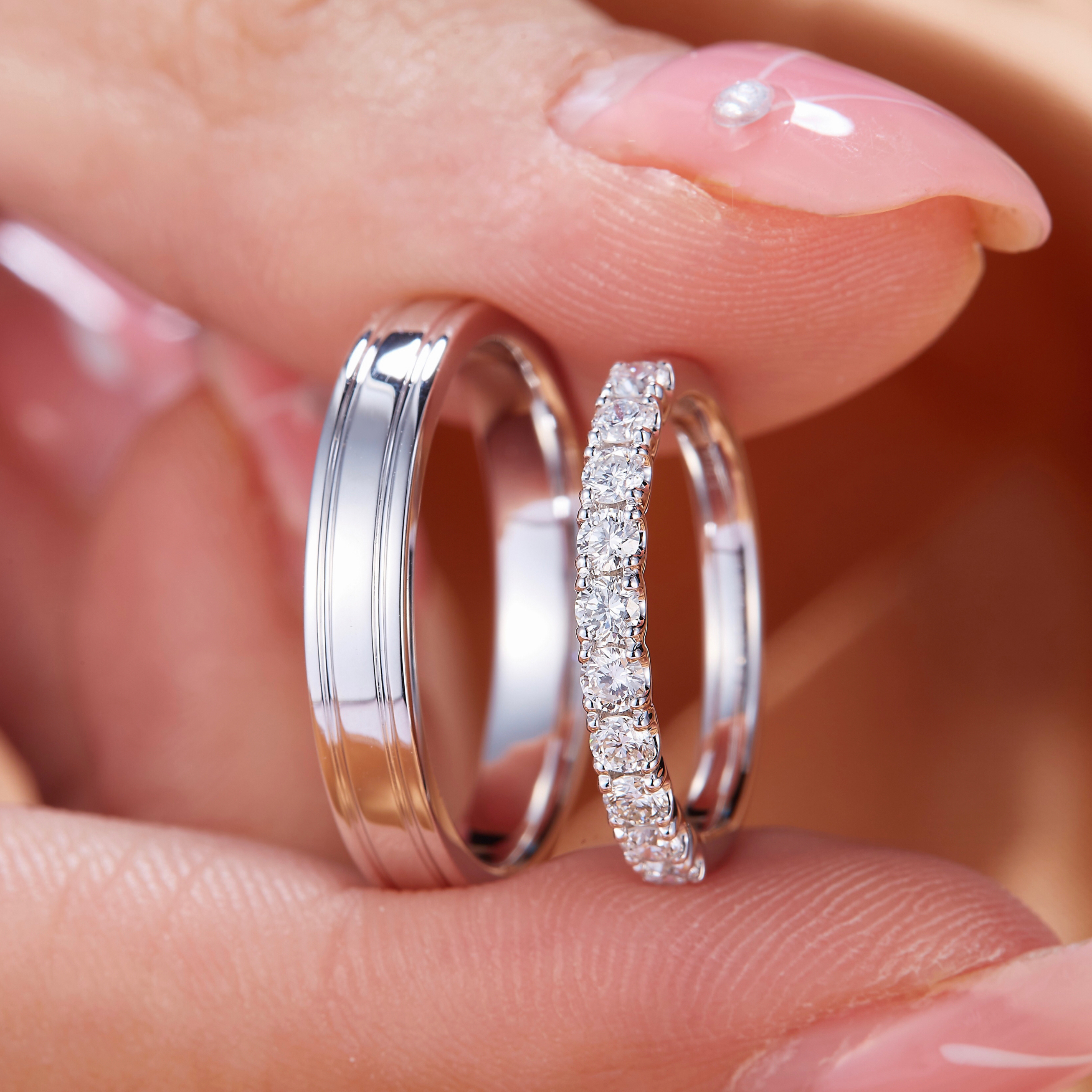 How to Choose the Best Quality Wedding Ring for Couples 3 Pc Set