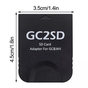 Lecteur de <span class=keywords><strong>carte</strong></span> mémoire GC2SD TF pour GameCube <span class=keywords><strong>Wii</strong></span> GC2SD Pièces de console - Product Image 6