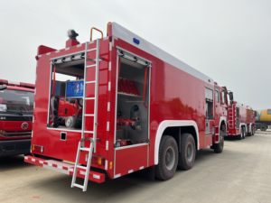 Camion de pompiers 6x4 de haute qualité, neuf, avec réservoir d'eau et de mousse, vente directe du fabricant, type de carburant diesel - Product Image 3