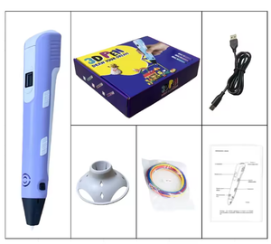 Penna 3D per Bambini, Penna da <span class=keywords><strong>Disegno</strong></span> 3D con Ricarica USB e Ricariche di Filamento, Set Penna 3D Sicuro ed Educativo per Principianti - Product Image 3
