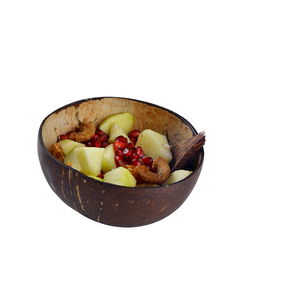 Cuencos redondos de cáscara de coco natural 100% de la mejor calidad, vajilla de primera calidad al precio - Product Image 1