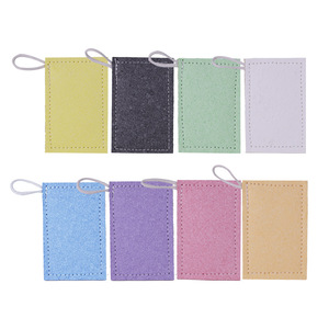 Éponge à récurer rectangulaire en luffa suspendue, en coton de pulpe de bois coloré, double face, outil dégraissant pour vaisselle, casseroles et poêles de cuisine - Product Image 1